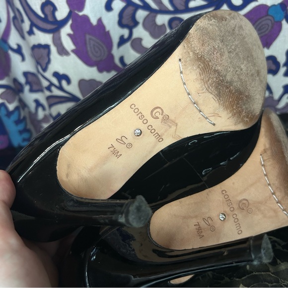 Corso Como Del Black Patent Leather Pump - Picture 7 of 10